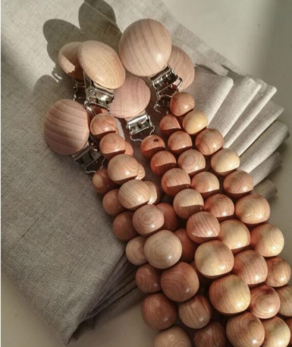 Set 2: Ayı Baykal (Dişlik+Kolyeli Çıngırak+Tutucu / Ahşap)
